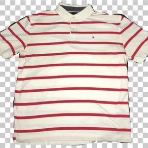 Red striped tommy hifiger shirt